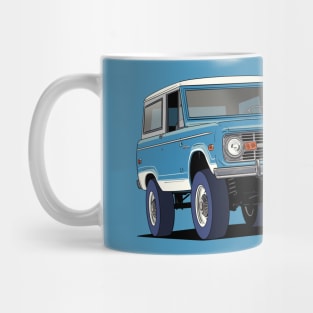 Ford Bronco in blue Mug